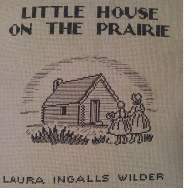 Little House on the Prairie Book Cover Cross-Stitch Pattern