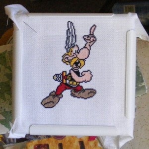 Patrón de punto de cruz de Astérix