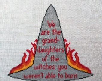 Granddaughters of Witches Cross-Stich Pattern