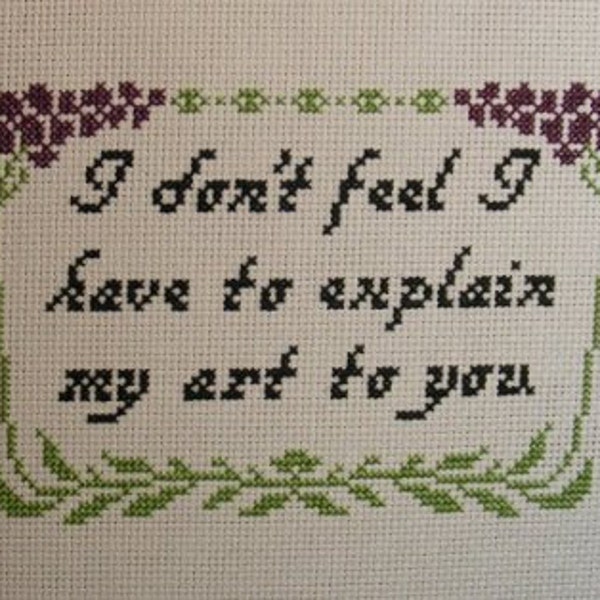 Empire Records Quote Cross-stitch Pattern