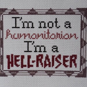 Mother Jones Quote Cross-Stitch Pattern