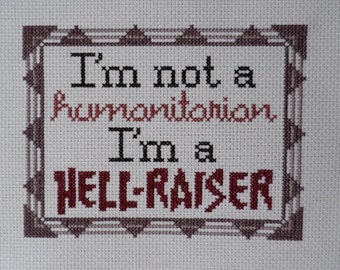 Mother Jones Quote Cross-Stitch Pattern