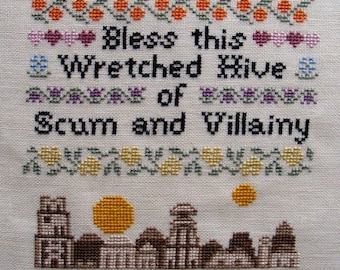 Bless This House - Mos Eisley Edition Cross-Stitch Pattern