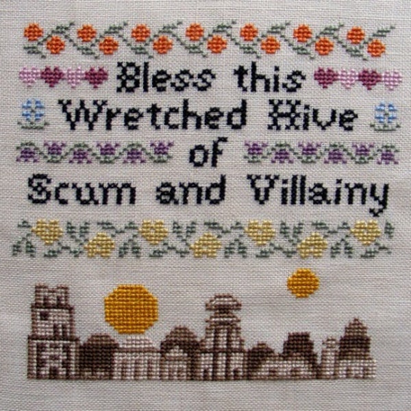 Bless This House - Mos Eisley Edition Cross-Stitch Pattern