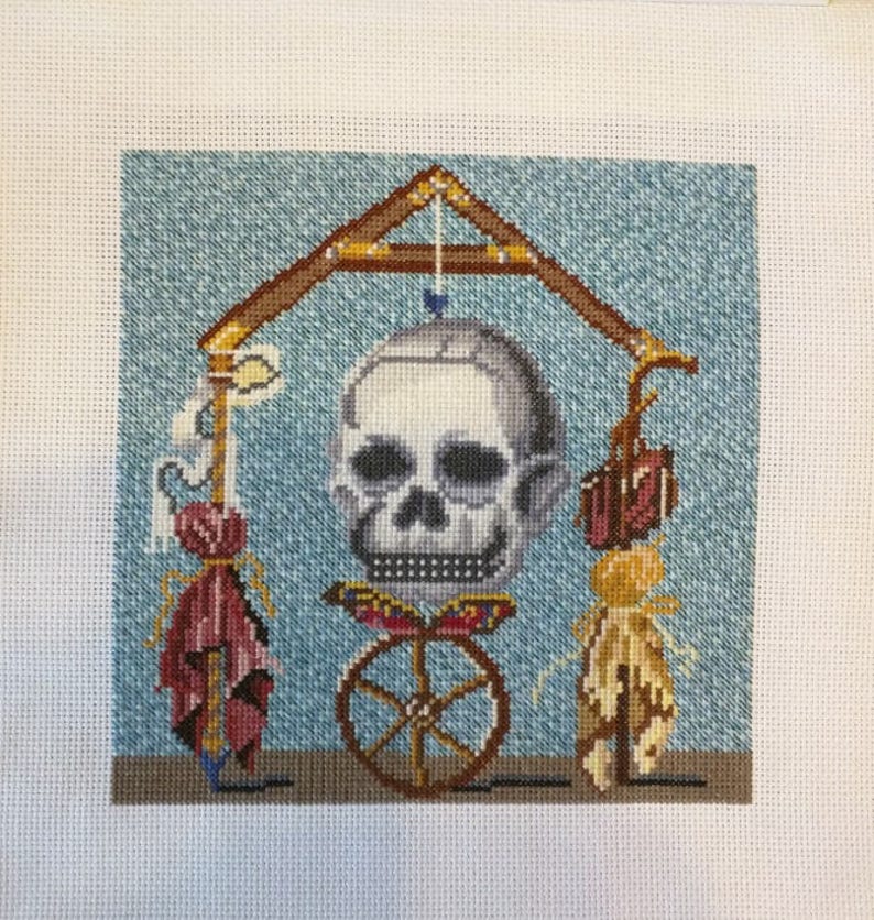 Roman Scales Mosaic Cross-Stitch Pattern image 1