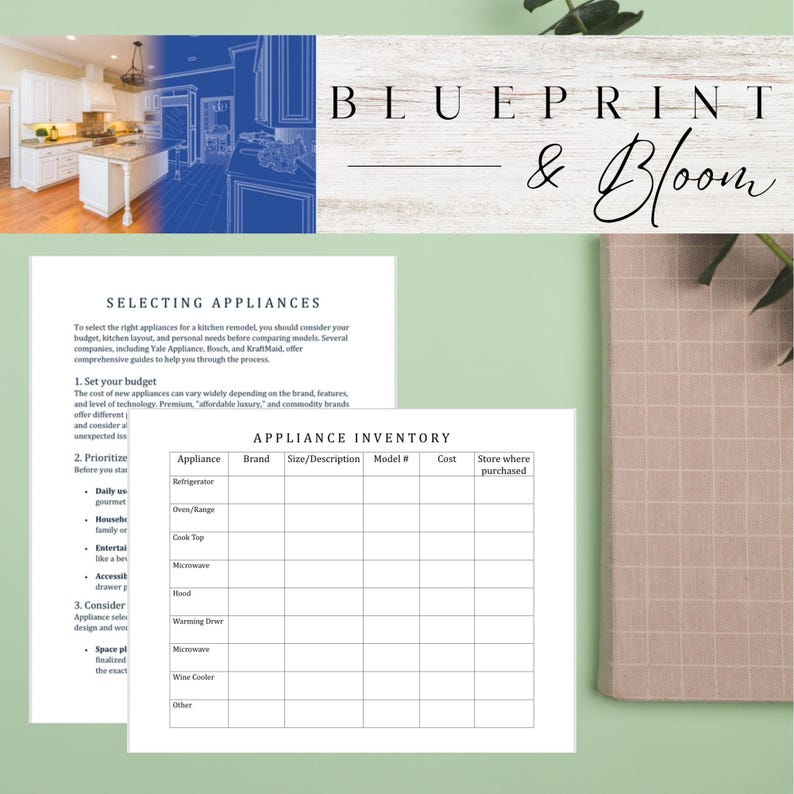 Guía personalizada para remodelar tu cocina: Carpeta planificadora de proyectos para el hogar imagen 6