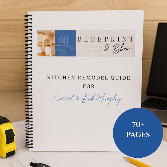Personalized Kitchen Remodel Planner: DIY Home Project Book - Kitchen Design Guide