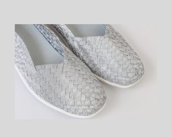 Zapatos minimalistas para mujer, hechos a mano, con punta cuadrada, cómodos, planos ultraligeros, cómodos e informales.