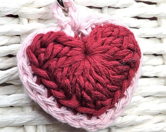 Crochet Heart Pattern | Keychain Heart | PDF Download GER - EN
