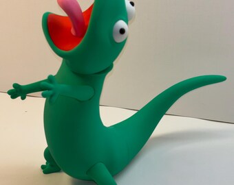 Lagarto MEME TOM impreso en 3D con múltiples piezas