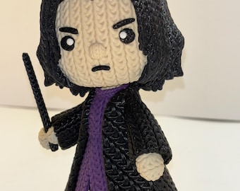 Figura multicomponente de Severus Snape impresa en 3D, personaje de Harry Potter.
