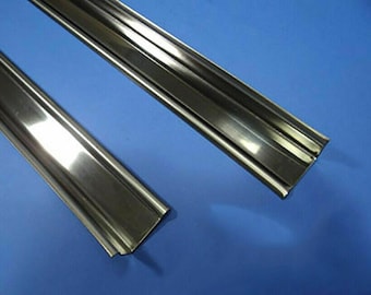 Angle Strips 80" Polished Stainless Steel Chevy Chevrolet Ford Dodge Gmc Truck