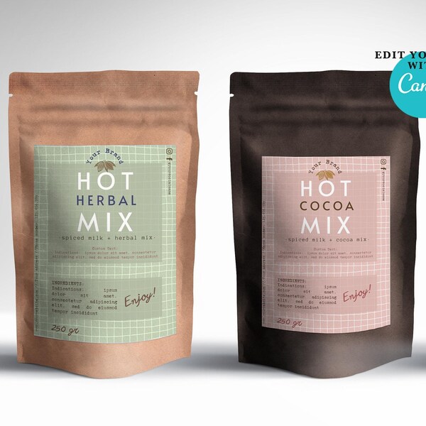 Product Templates For Cacao In Canva Etsy Product Templates For Cacao In Canva Etsy