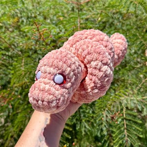 Crochet Snake Plushie Amigurumi Stuffed Animal