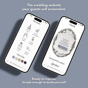 dusty blue canva web template