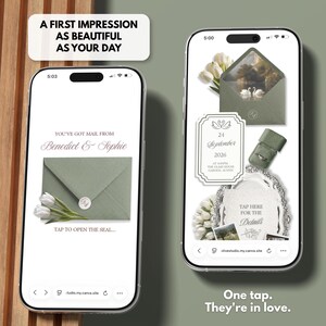 Sage Green digital invitation