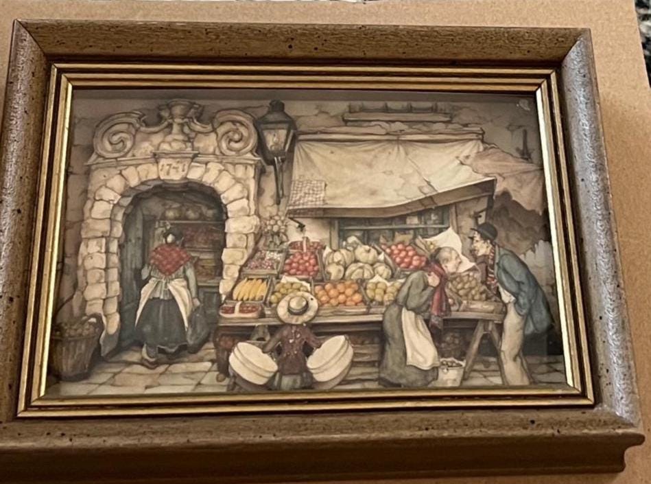 Anton pieck 3d shadow box - Etsy 日本