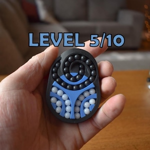 Le Bretzel | Casse-tête à perles torsadées | Casse-tête 3D stimulant et jouet anti-stress | Jeu de poche | 14 ans et plus