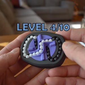 The Infinity (2-Color) | Twisty Bead Puzzle | Challenging 3D Brainteaser And Satisfying Fidget Toy | Ages 14+