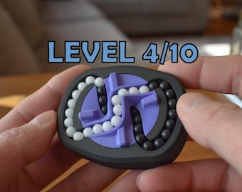 The Infinity (2-Color) | Twisty Bead Puzzle | Challenging 3D Brainteaser And Satisfying Fidget Toy | Ages 14+