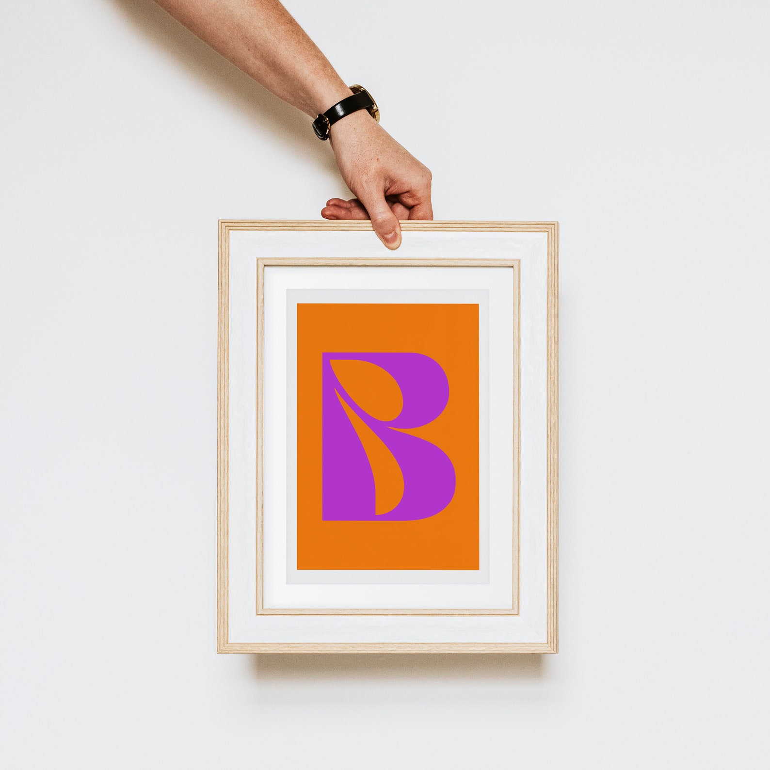 Personalized letter art print custom wall art name sign etsy