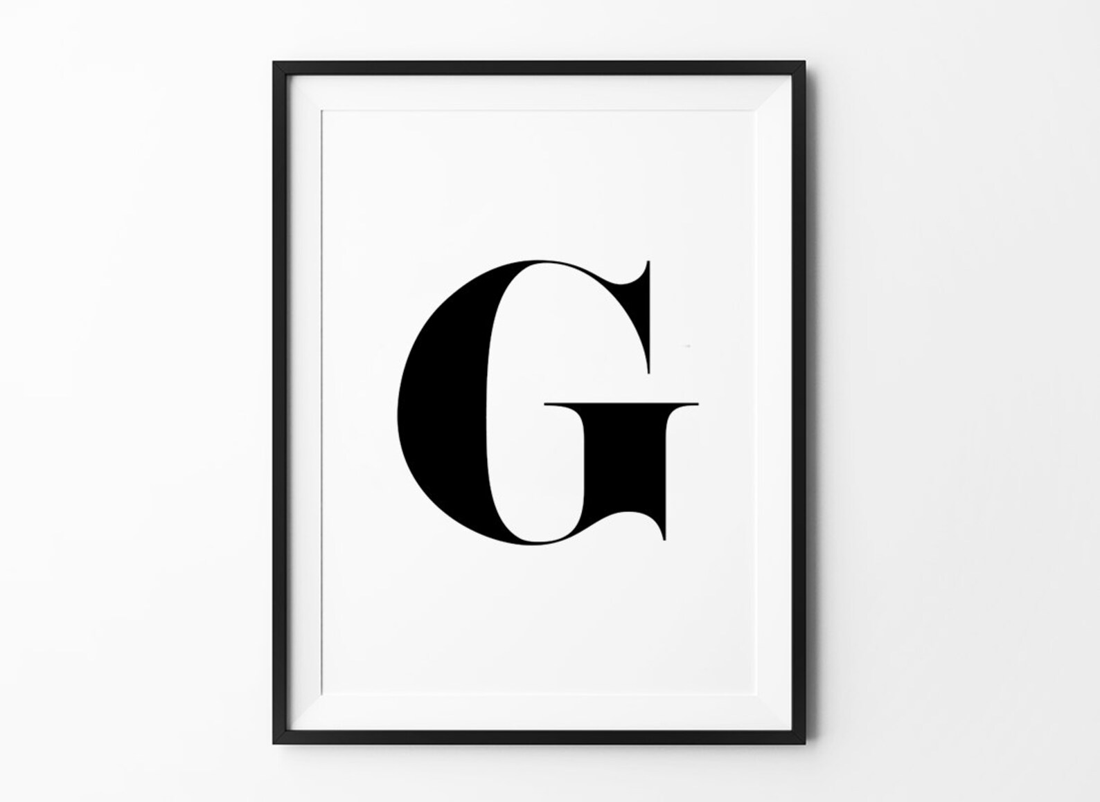 Nursery Letters Typography Print Wall Decor Inspirational Etsy