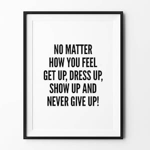 Minimalist Typography Wall Art Decor - High Quality Framed Art Print