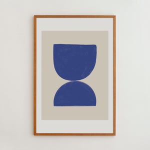 Abstract Wall Art Print Minimalist Art Print Modern Home Decor Housewarming Gift Mid Century Modern Danish Wall Decor