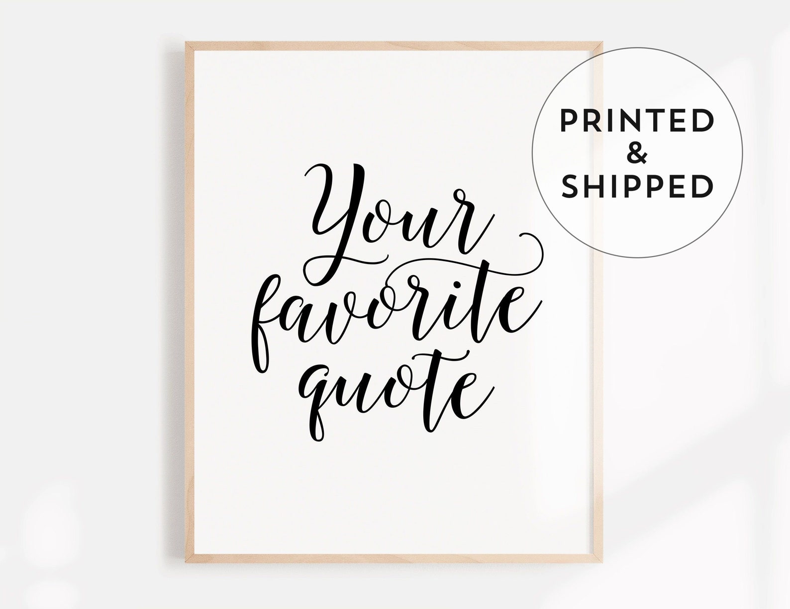 Custom Signs Personalized Gift Quote Prints Handwriting Etsy