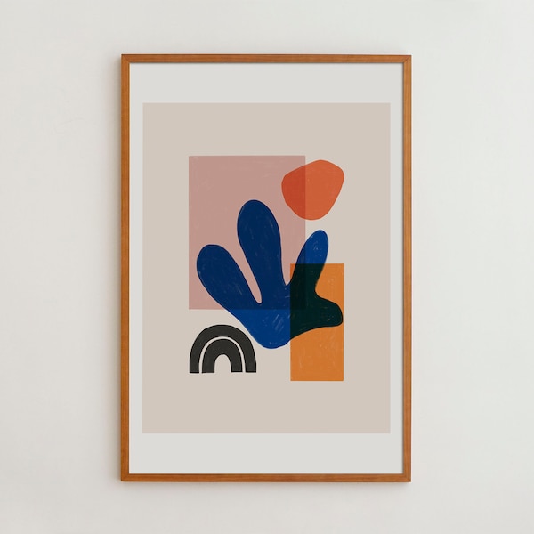 Matisse Art Print | Abstract Wall Art for Contemporary Home Decor | High Quality Artwork Poster | Gift for Art Lover