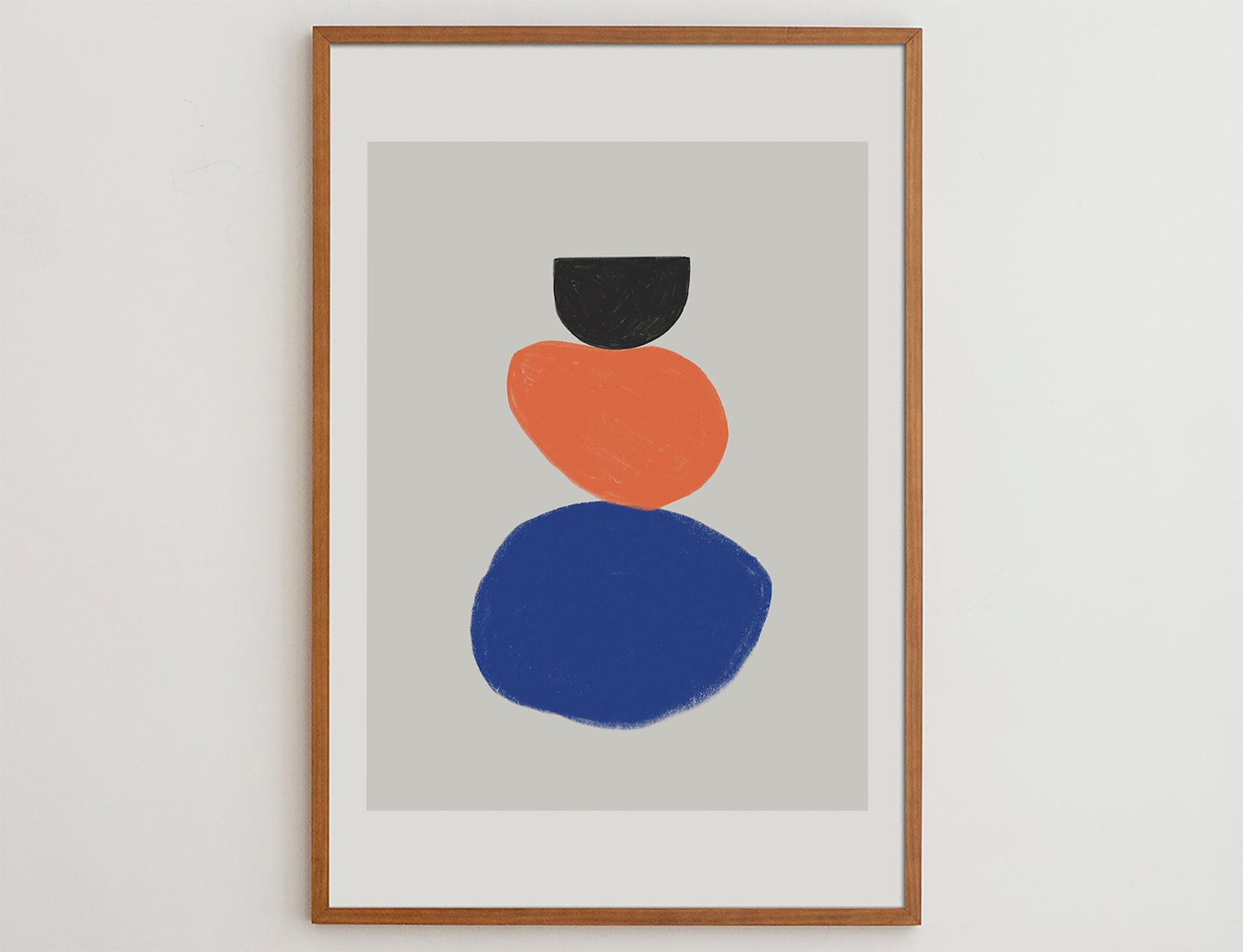 Abstract Watercolor Geometric Art Print Abstract Wall Art Etsy