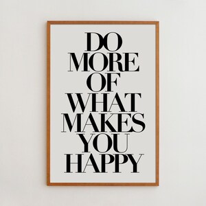 Motivational Print, Minimalist Typography Wall Art - Archival Giclée, Framed Options (Solid Oak, Glass)