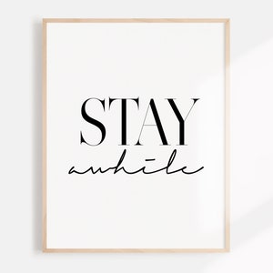 Minimalist Typography Wall Art Decor - High Quality Framed Art Print