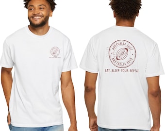 2027 Rugby World Cup in Australien Unterstützer-T-Shirt | Komfort Farben Rundhals T-Shirt