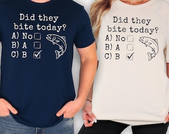 Hebben ze gebeten vandaag? Leuk vis-T-shirt, uniseks volwassene/jeugd