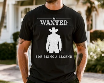 Lustiges Western Cowboy Comfort Colors T-Shirt für eine Legende