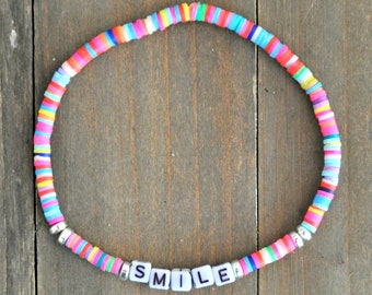 Color Pop "SMILE" Bracelet