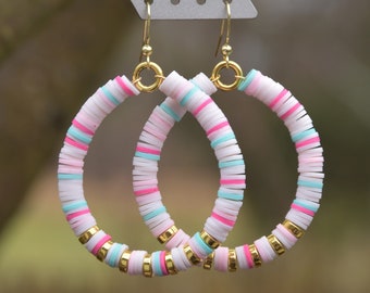 Sweet Tart Collection Beaded Hoop Earrings