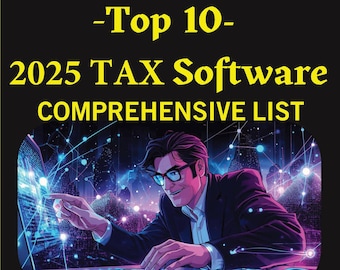Top 10 - 2025 Tax Software - Review (Digital Download)