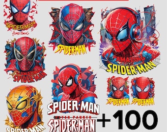 Masked City Hero PNG Set | 100 Action Comic Files for Sublimation