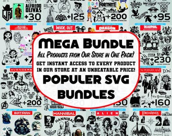 5000+ SVG Mega Bundle: Cricut, Silhouette, Sublimation (Digital Download)
