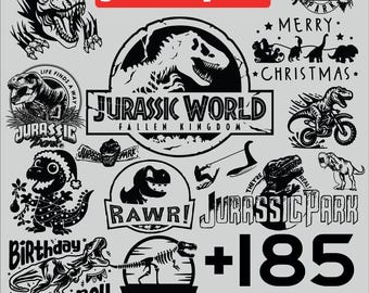 Pacote de Arquivos SVG de Aventura com Dinossauros | Criaturas Pré-históricas para Corte a Laser e Cricut
