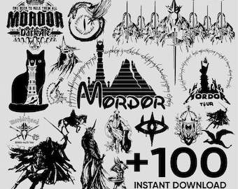 Dark Kingdom Creatures SVG Pack | 100 Files for Cricut, Sublimation & More