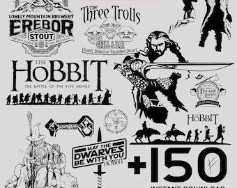 Fantasy Adventure SVG Bundle | Dwarves, Dragons and Maps | Cricut & Laser Cut Files