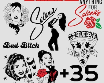 Tejano Queen SVG PNG Bundle | Music Icon Clipart for Cricut & Sublimation