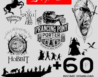 Epic Wizard Clipart Bundle | 60 Magical SVGs for Cricut, Silhouette & Sublimation