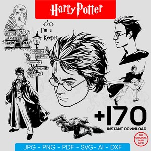 170 Magic School SVG Bundle | Wizards, Spells & Symbols | Cricut Laser Cut Ready