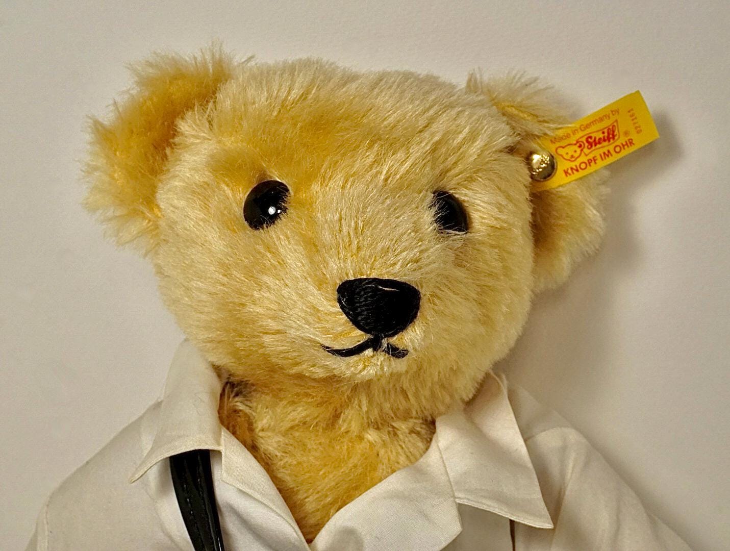 Extremely RARE Steiff X Ralph Lauren Bear Named Racy, 1996 Vintage