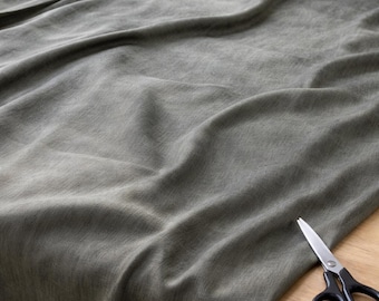 Dunkelgrüner Cupro-Stoff Weicher drapierter Stoff Luxus Silk Feel Fabric Atmungsaktiver Bekleidungsstoff Kleid Hose Bluse Stoff lose Lagerware