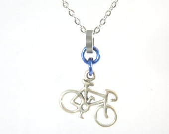 Bicycle Necklace - Sterling